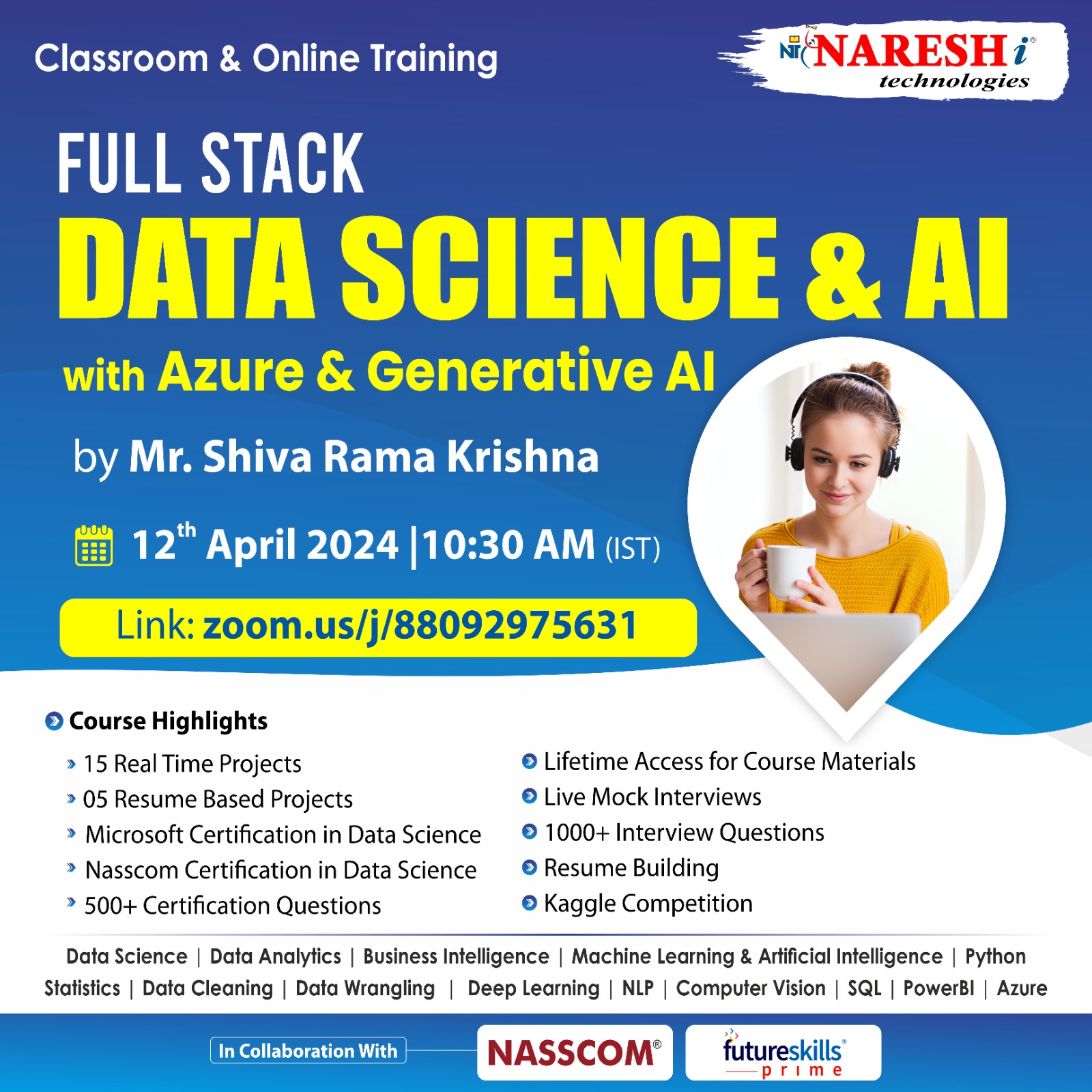 Best Full Stack Data Science & AI Training in Ameerpet - Naresh IT,Hyderabad,Services,Free Classifieds,Post Free Ads,77traders.com